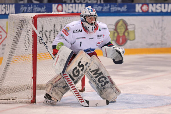 -1- Michael Bitzer (Goalie Selber Woelfe), DEL 2 - Dresdner Eislöwen - Selber Wölfe, Dresden, JOYNEXT Arena, 19.03.24